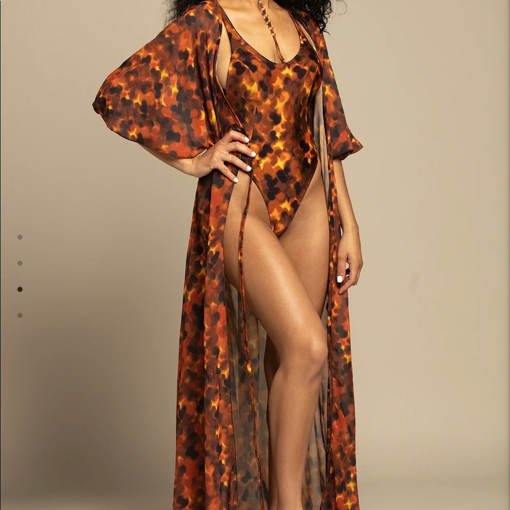 Ashera Swimwear Tortoise Cover Up